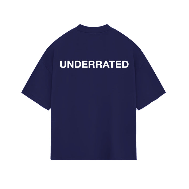 UNDERRATED Classic Logo T-Shirt - Navy
