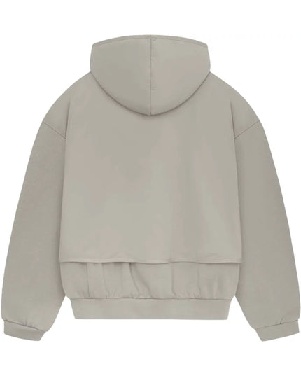 FEAR OF GOD ESSENTIALS Layered Nylon Fleece Hoodie - Seal