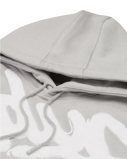 GEEDUP Handstyle Hoodie - Pastel Grey/White