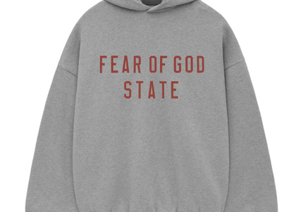 Sweatshirt à Capuche Graphic 2022 Label 19 ESSENTIALS State Fleece Hoodie - Dark Heather (FW24)