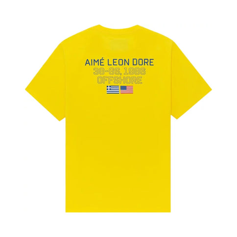 Aimé Leon Dore 38-GS Offshore Tee - Yellow