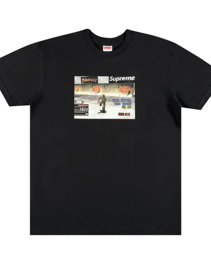 Supreme Thrasher Game Tee - Black (FW21)