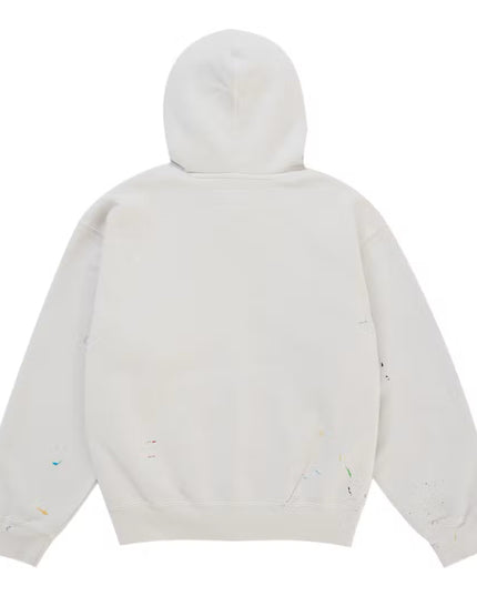 Supreme MM6 Maison Margiela Box Logo Zip Up Hoodie - White
