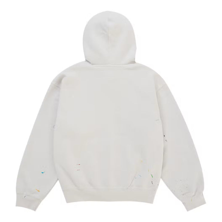 Supreme MM6 Maison Margiela Box Logo Zip Up Hoodie - White