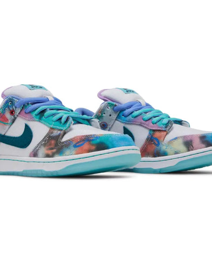 Futura Laboratories x Nike SB Dunk Low 'Bleached Aqua'