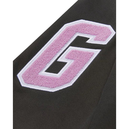 GEEDUP Team Logo Hoodie - Charcoal/Dusty Pink