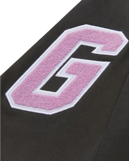 GEEDUP Team Logo Hoodie - Charcoal/Dusty Pink