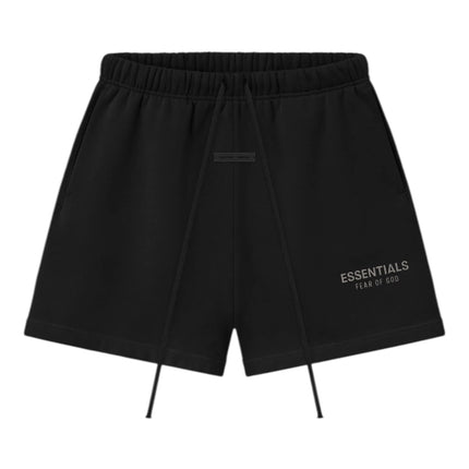 FEAR OF GOD ESSENTIALS Classic Fleece Sweatshort - Jet Black (SS25)