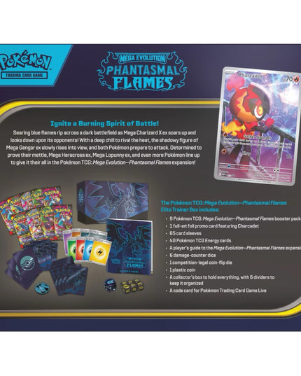Pokemon TCG Mega Evolution - Phantasmal Flames Elite Trainer Box