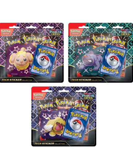 Pokemon TCG Scarlet & Violet - Paldean Fates Tech Sticker Collection