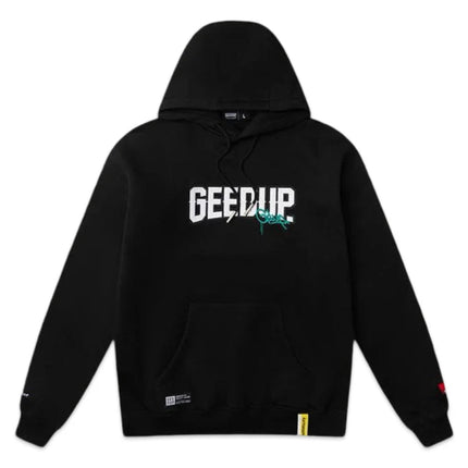 GEEDUP PFK x Footlocker Hoodie - Black/Turbo Green/White