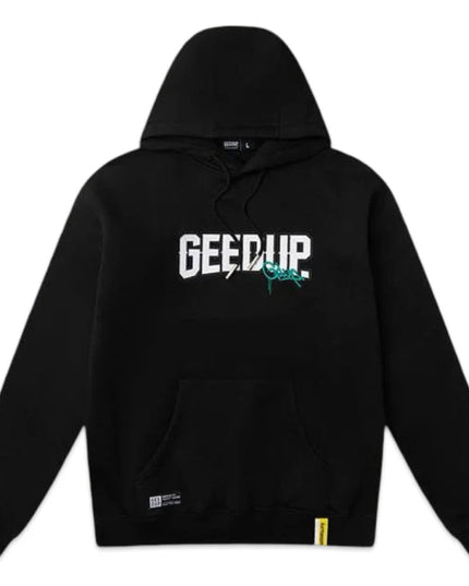 GEEDUP PFK x Footlocker Hoodie - Black/Turbo Green/White