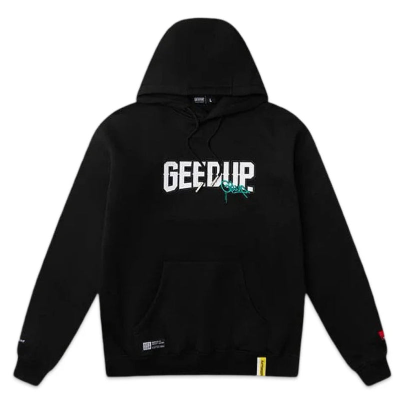 GEEDUP PFK x Footlocker Hoodie - Black/Turbo Green/White