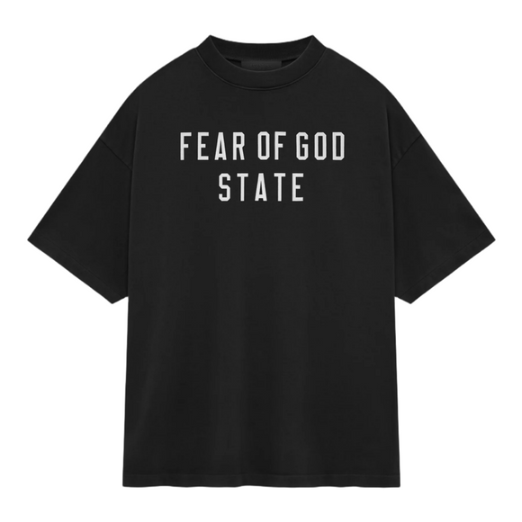 FEAR OF GOD ESSENTIALS State Heavy Jersey T-Shirt - Black (FW24)