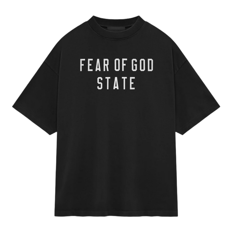 FEAR OF GOD ESSENTIALS State Heavy Jersey T-Shirt - Black (FW24)