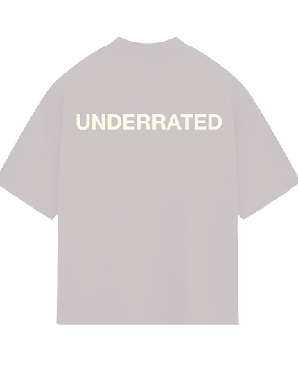 UNDERRATED Classic Logo T-Shirt - Fog Grey