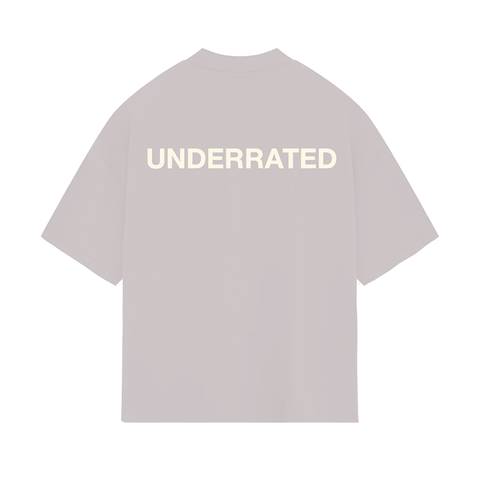 UNDERRATED Classic Logo T-Shirt - Fog Grey