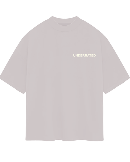UNDERRATED Classic Logo T-Shirt - Fog Grey