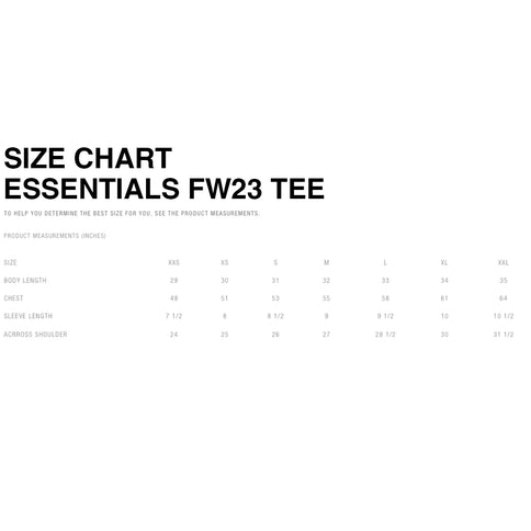 FEAR OF GOD ESSENTIALS T-Shirt - Core Heather (FW23)