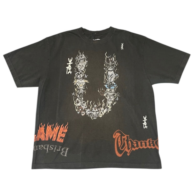 TRAVIS SCOTT - UTOPIA IS IN BRISBANE TOUR TEE - BROWN