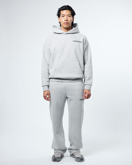 UNDERRATED Classic Logo V2 Hoodie - Heather Grey
