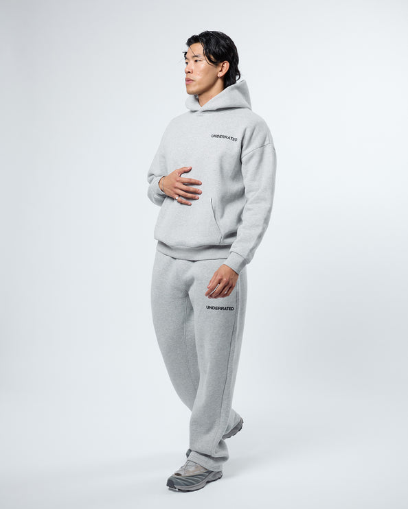 UNDERRATED Classic Logo V2 Sweatpants - Heather Grey