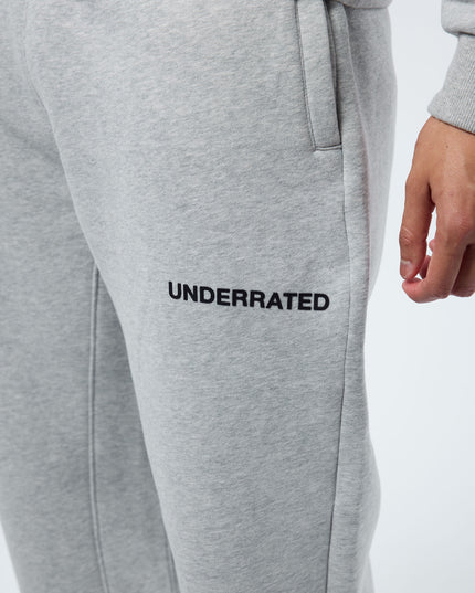 UNDERRATED Classic Logo V2 Sweatpants - Heather Grey