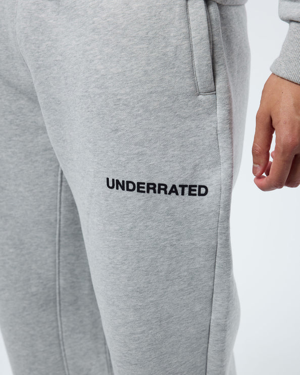 UNDERRATED Classic Logo V2 Sweatpants - Heather Grey