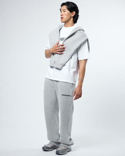 UNDERRATED Classic Logo V2 Sweatpants - Heather Grey