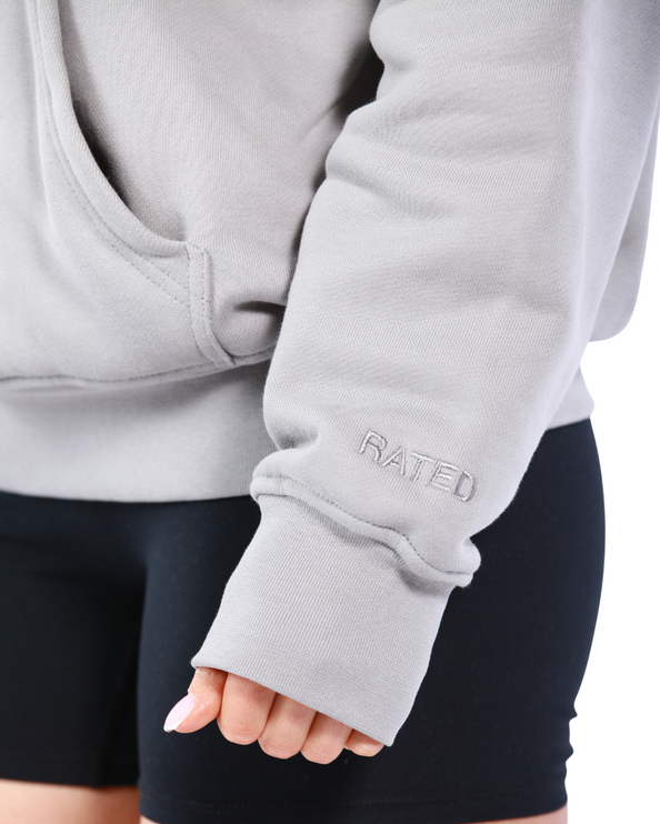 UNDERRATED Classic Logo Hoodie - Slate Grey