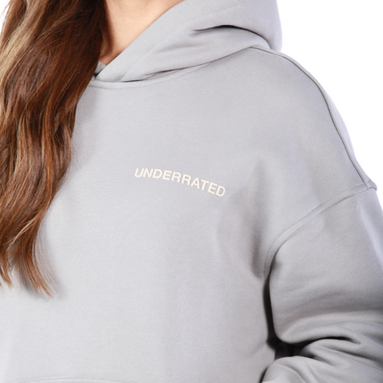UNDERRATED Classic Logo Hoodie - Slate Grey