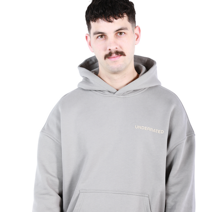 UNDERRATED Classic Logo Hoodie - Slate Grey