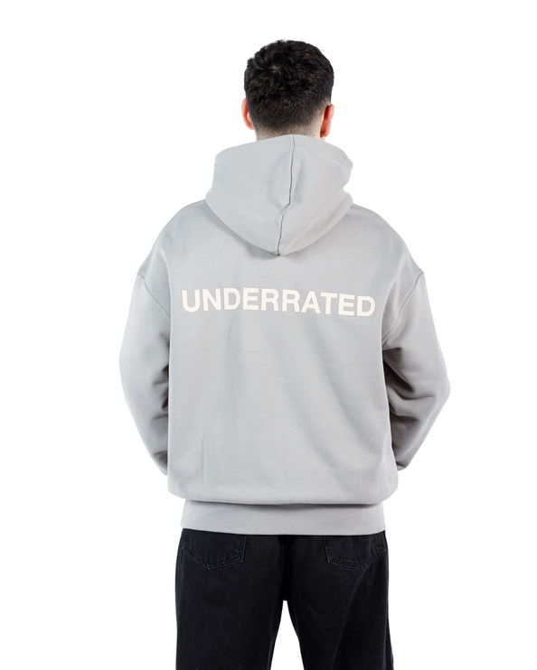 UNDERRATED Classic Logo Hoodie - Slate Grey