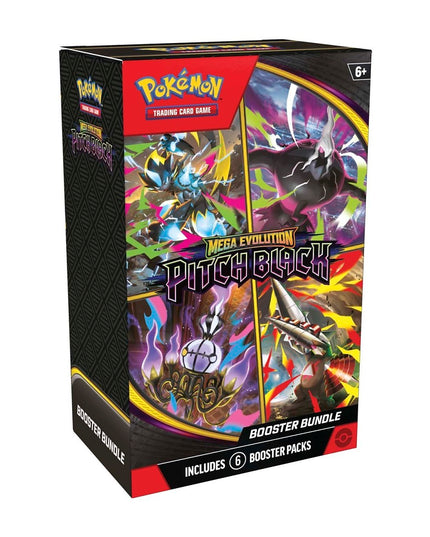 Pokemon TCG Mega Evolution - Pitch Black Booster Bundle (6 Packs)