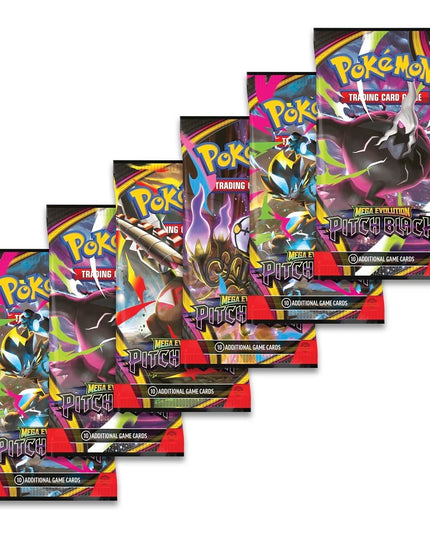 Pokemon TCG Mega Evolution - Pitch Black Booster Bundle (6 Packs)