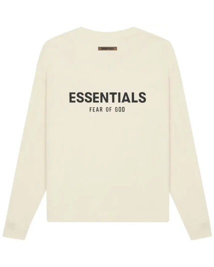 FEAR OF GOD ESSENTIALS L/S T-Shirt - Cream (SS21)
