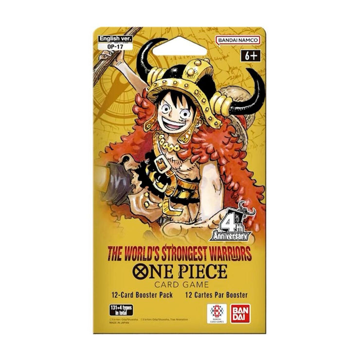 One Piece Card Game - The World's Strongest Warriors Sleeved Booster Pack (OP-17)