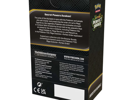Pokemon TCG Mega Evolution - Perfect Order Booster Bundle (6 Packs)
