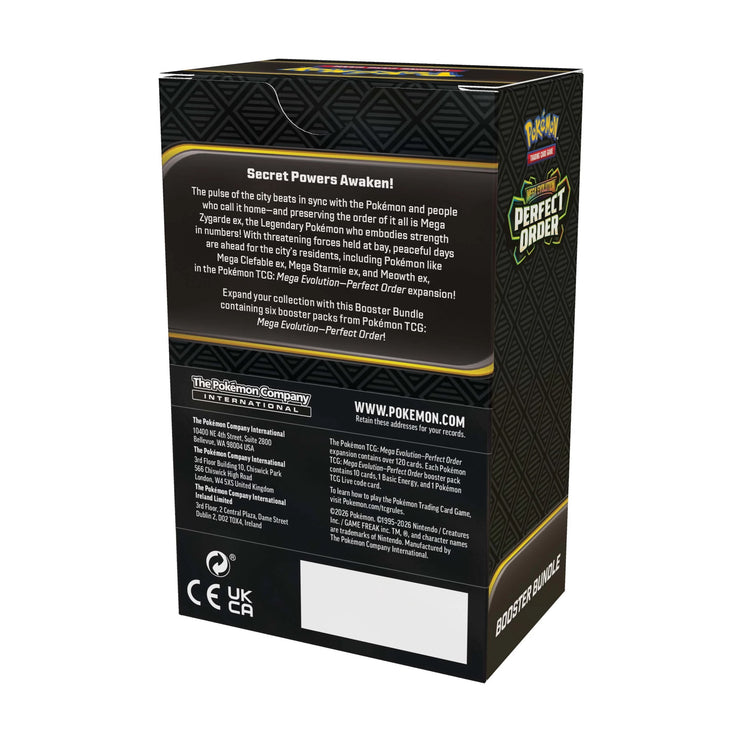 Pokemon TCG Mega Evolution - Perfect Order Booster Bundle (6 Packs)