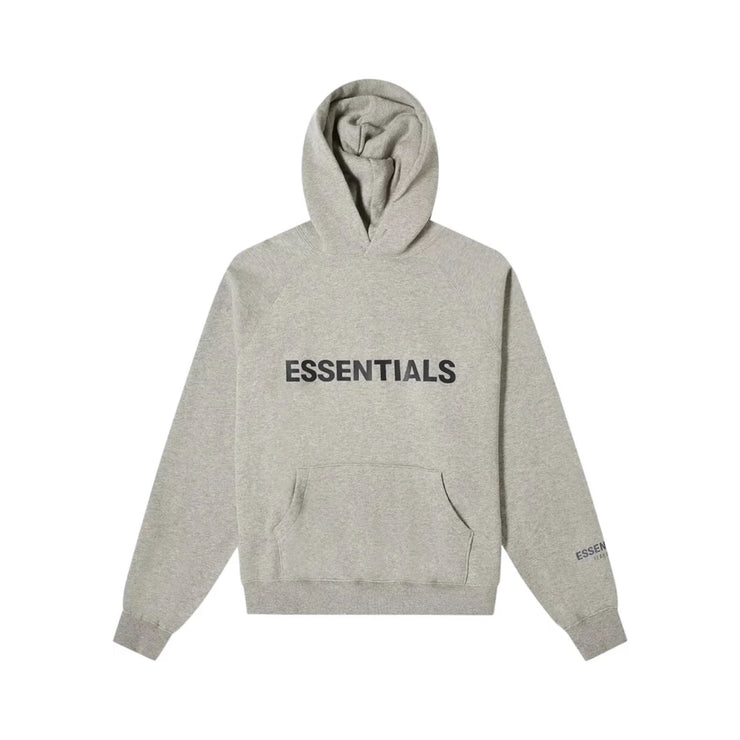 FEAR OF GOD ESSENTIALS 3D Silicon Hoodie - Heather Oatmeal