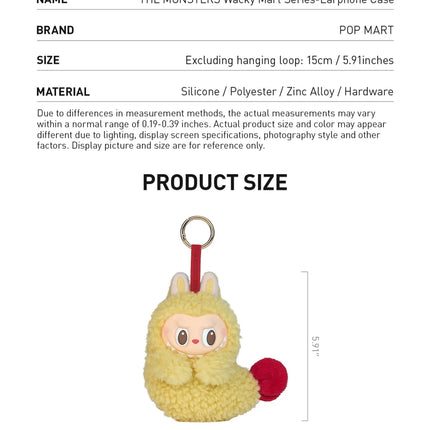 Pop Mart Labubu The Monsters Wacky Mart Series Earphone Case