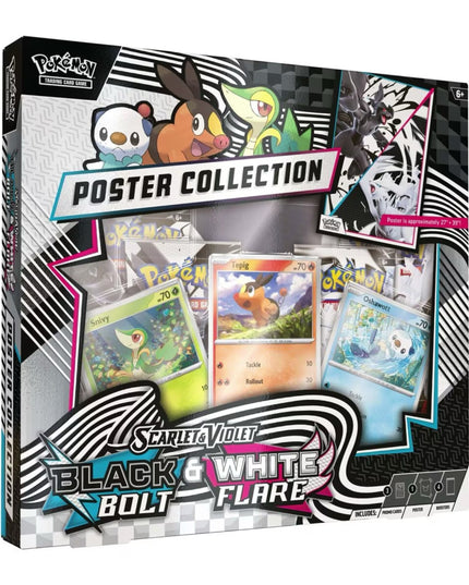 Pokémon TCG Scarlet & Violet Black Bolt & White Flare Poster Collection