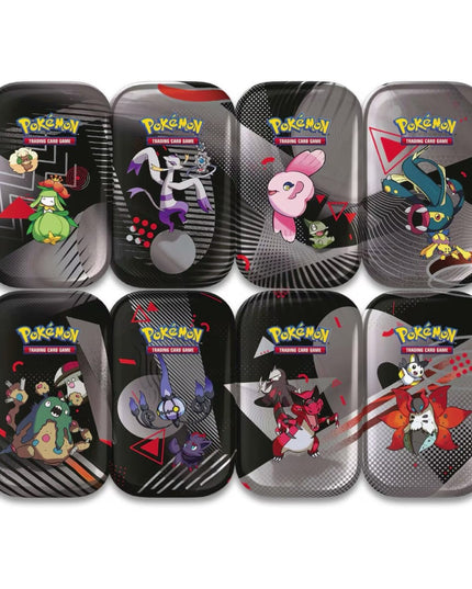 Pokemon TCG Scarlet & Violet - Black Bolt & White Flare - Unova - Mini Tin (Set of 8)