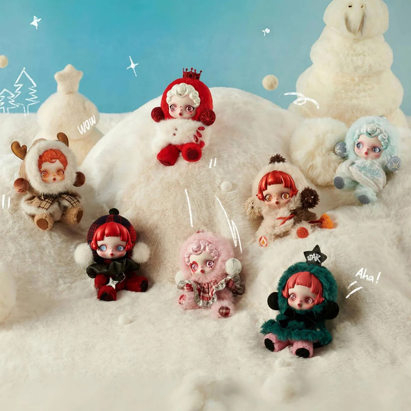 Pop Mart SKULLPANDA Winter Symphony Series Plush Pendant Blind Box