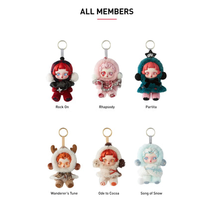 Pop Mart SKULLPANDA Winter Symphony Series Plush Pendant Blind Box