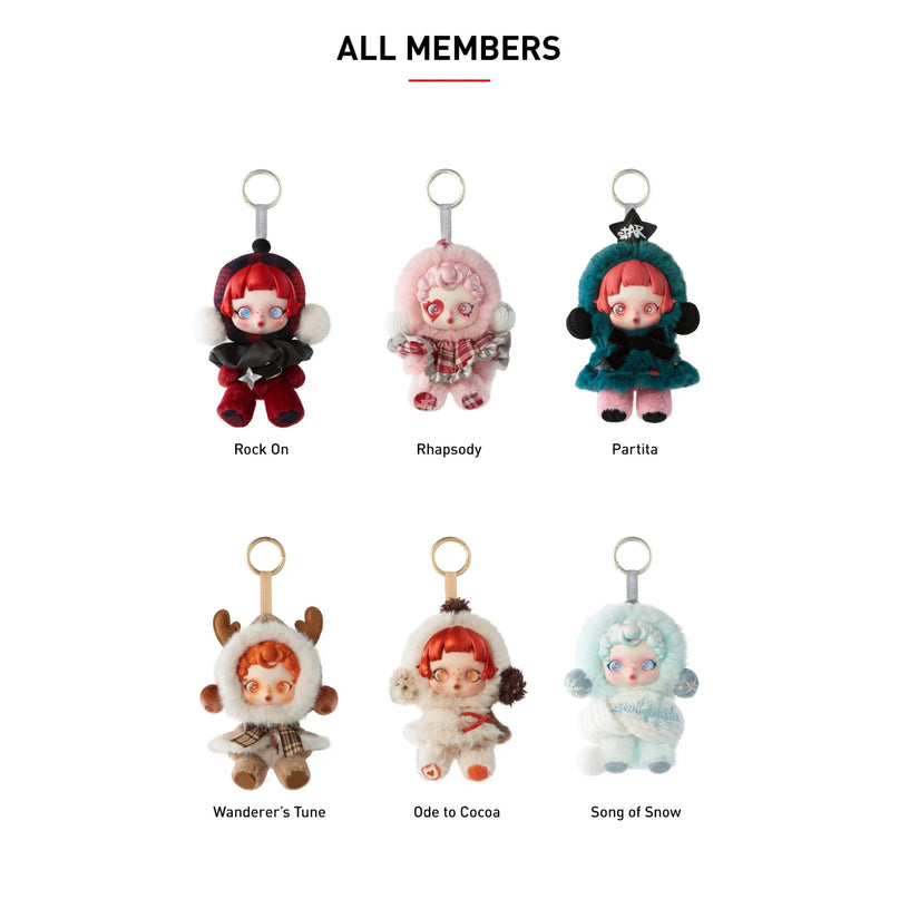 Pop Mart SKULLPANDA Winter Symphony Series Plush Pendant Blind Box