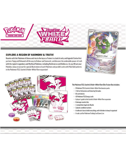 Pokemon TCG Scarlet & Violet - White Flare Elite Trainer Box