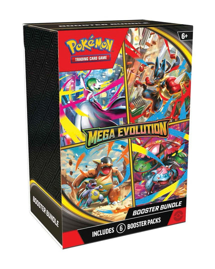 Pokemon TCG Mega Evolution Booster Bundle (6 Packs)