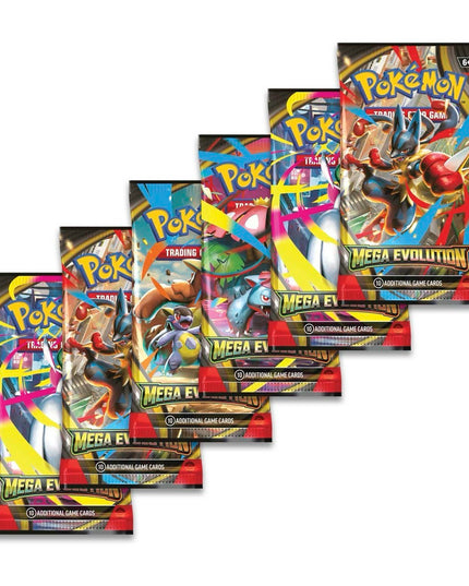 Pokemon TCG Mega Evolution Booster Bundle (6 Packs)