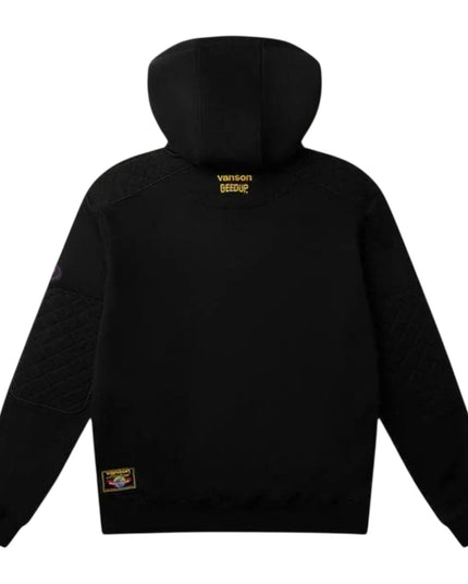 GEEDUP Team Logo x Vanson Hoodie - Black